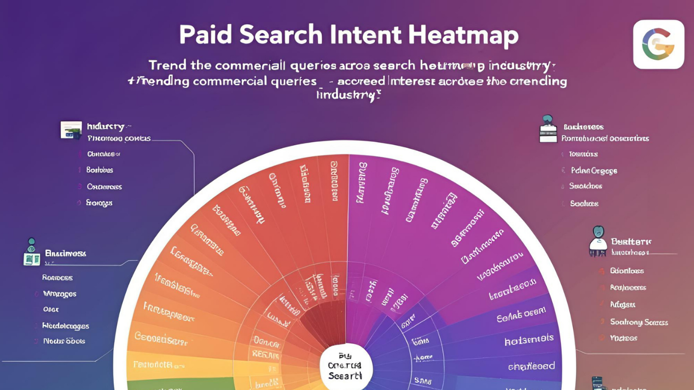Paid Search Intent Heatmap showing trending commercial queries