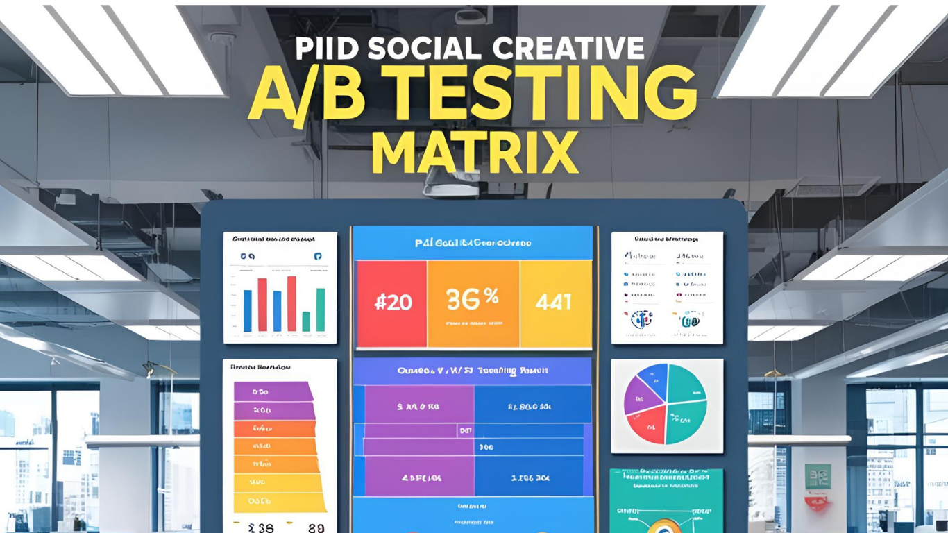 paid social Creative A/B Testing Matrix